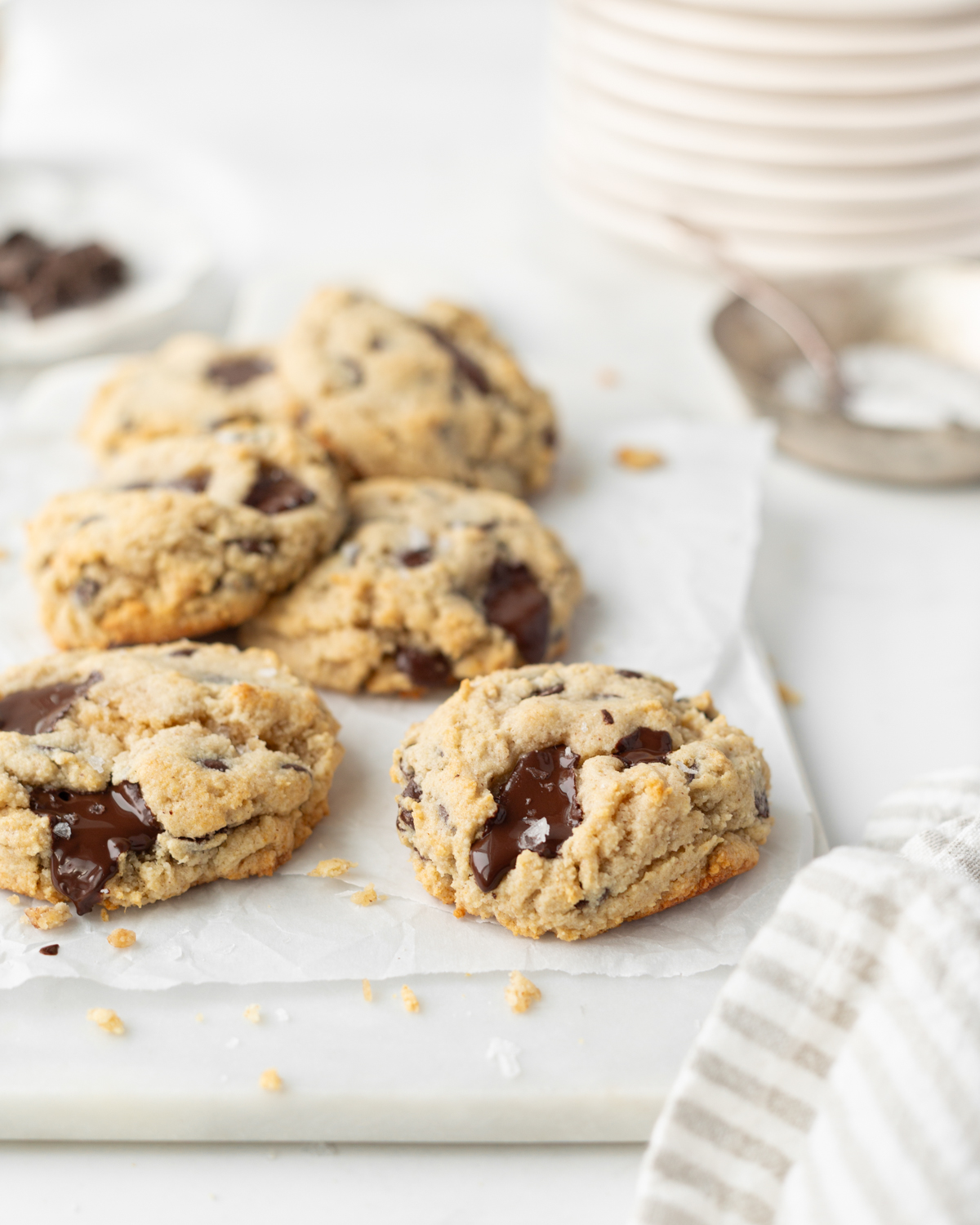 GF Chocolate Chip Buckwheat Cookies