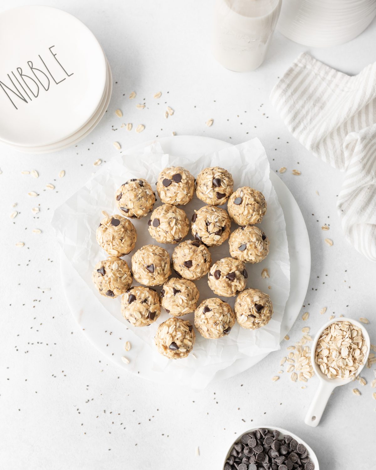 Oatmeal Cookie Protein Bites
