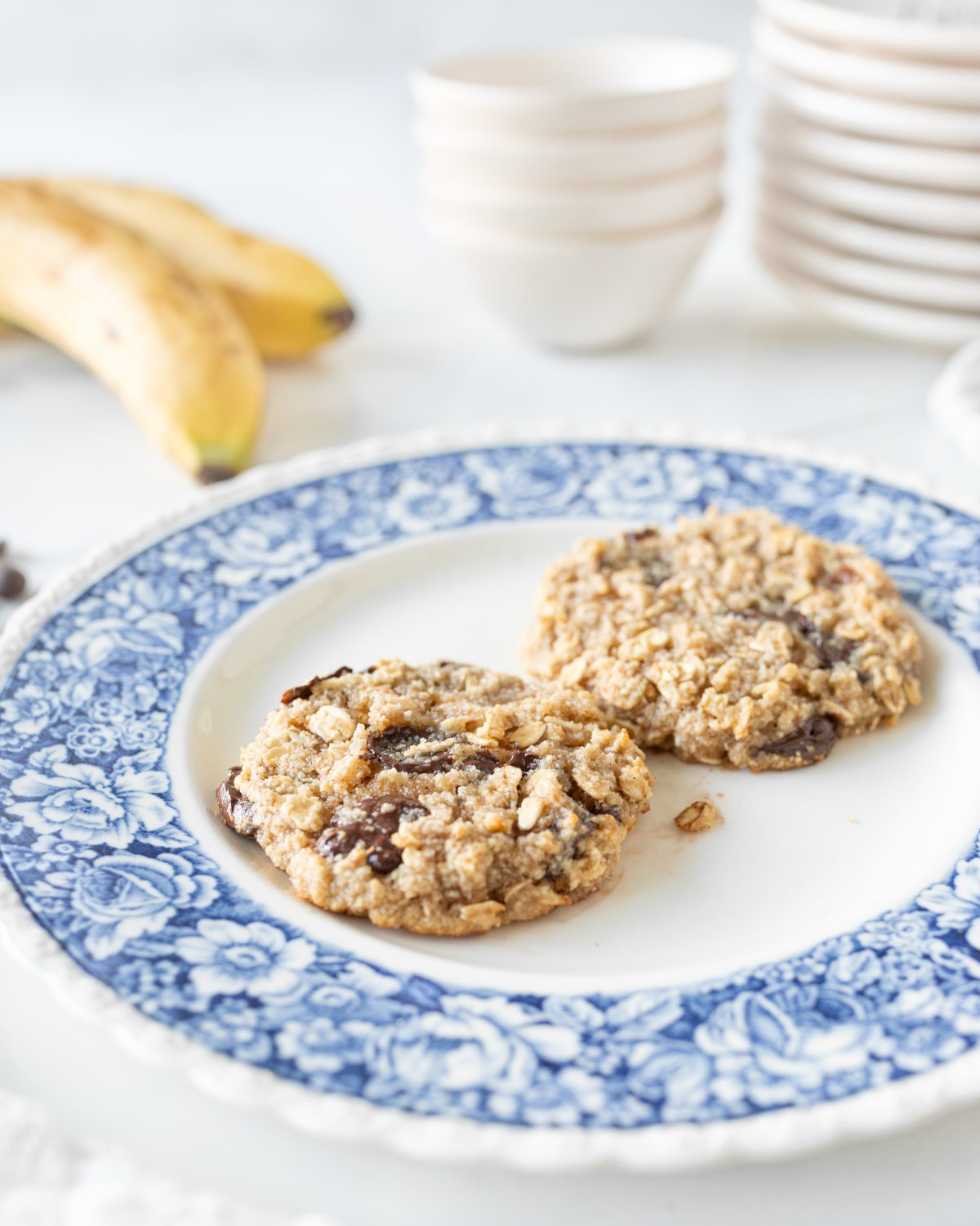 Gluten-free Oatmeal Banana Bread Cookies