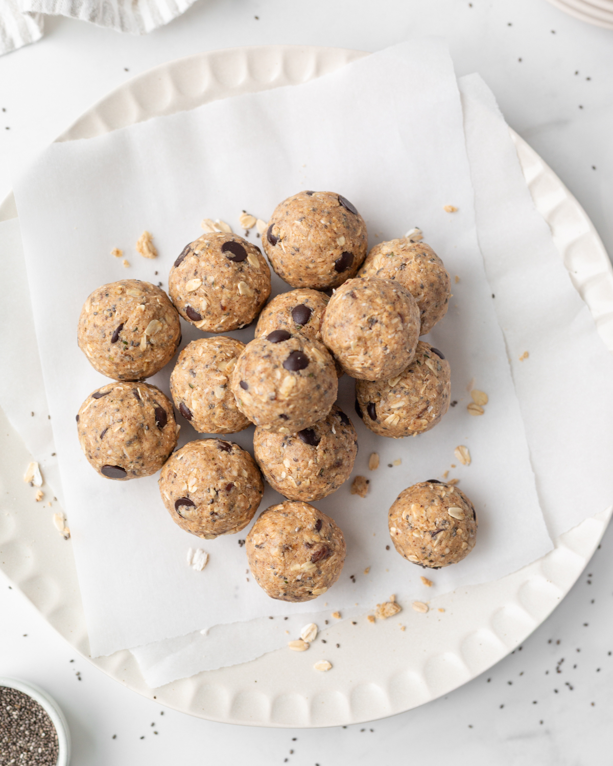 Chocolate Almond Butter Protein Bites