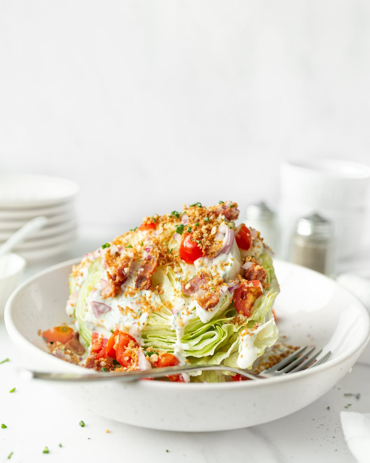 Summer Wedge Salad with Ranch Dressing