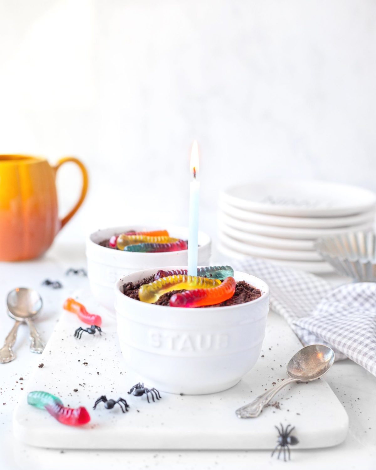 GF Worms and Dirt in a bowl (straight on)