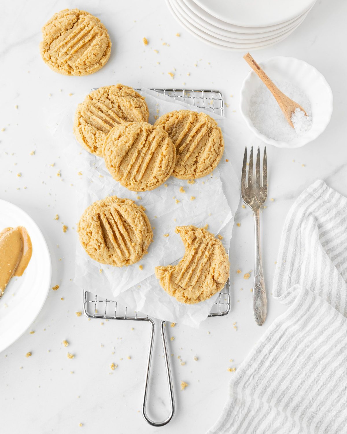 Chewy GF Peanut Butter Cookies