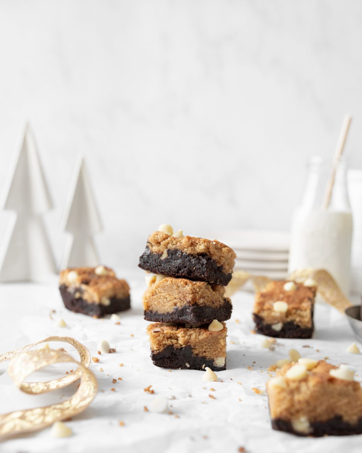 GF Peppermint Chip Brookies
