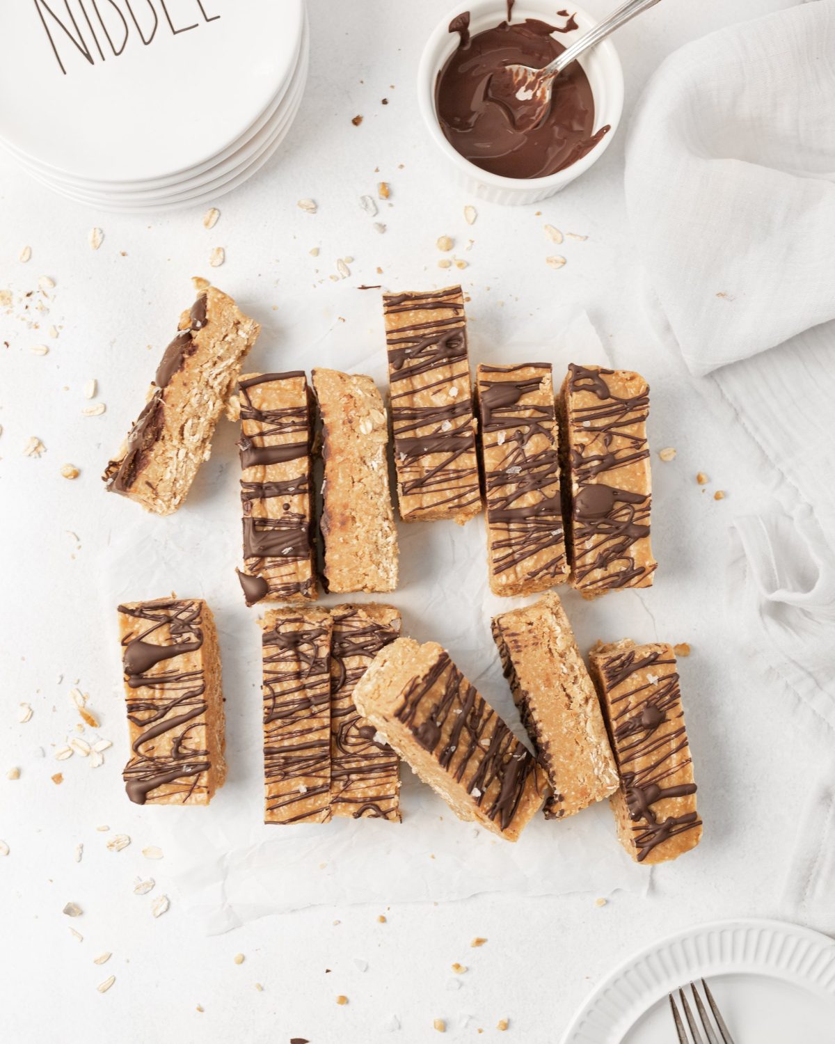 Peanut Butter Oat Protein Bars