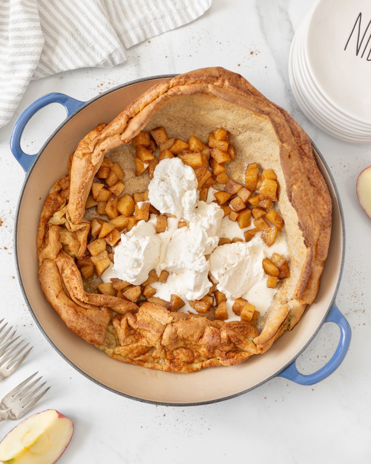 Gluten-free Apple Cinnamon Dutch Baby