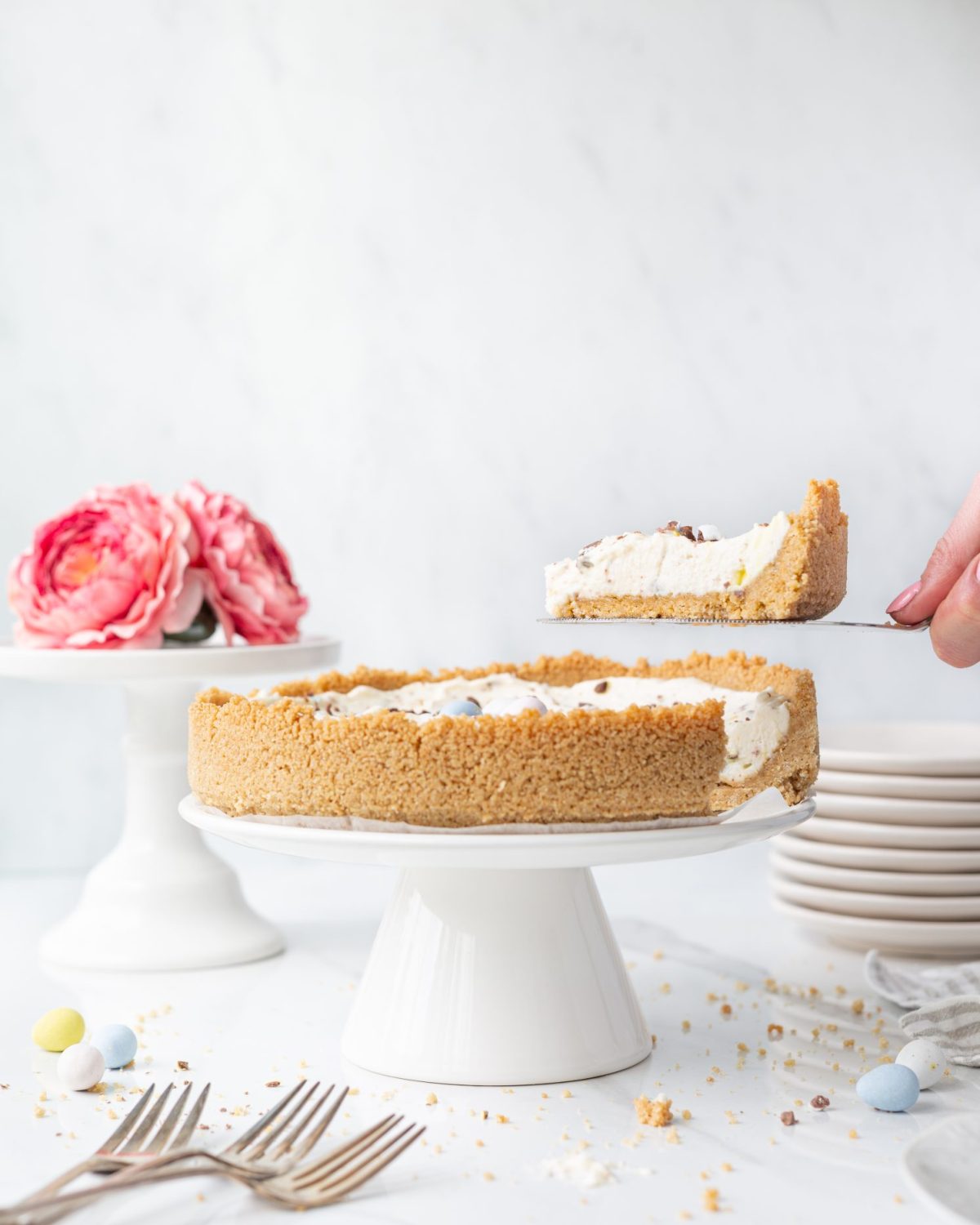 GF No Bake Mini Egg Cheesecake (straight on)